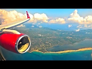 Jet2 757-200 - Spectacular Landing In Corfu Island, Greece!