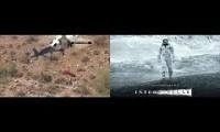 Mix of 2 videos from youtube : No time for caution Interstellar meme
