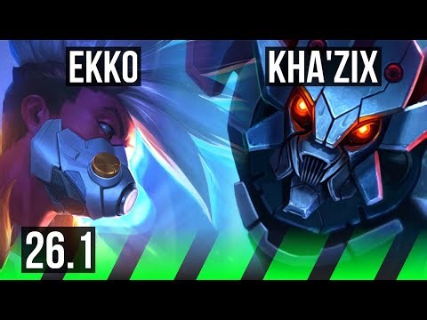 EKKO vs KHA'ZIX (JGL) | KR Challenger | 26.1