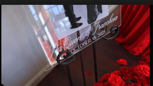 Every detail about this day meant so much and it was executed beautifully. THANK YOU, to everyone. Decor: Ann Chambers Video/Photography:Corey Chambers #welcometotheCARRtel 💙❤️🕊️ | Franchesca Carr