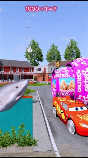Crazy Cars & Funny Cars VS BOLLARD BARBIE Crush Splash in BeamNG.drive #funny #mqueen #crash 654