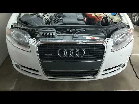 Front Bumper Cover (and Grille) Removal DIY | Audi A4 B7 | How Tos