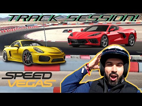 Porsche Cayman GT4 vs C8 Corvette On Track | Here's How It Went