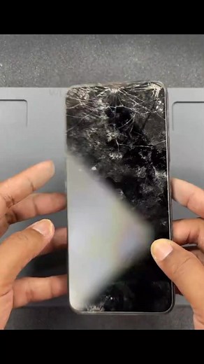 restore this broken phone into new one amazing style #diy #restoration #brokenphone #fyp #repair