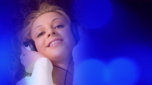 Music abstract background 4K