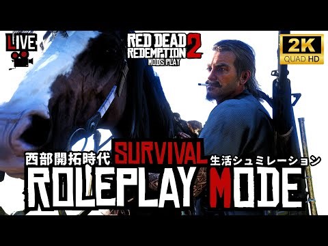 #8【RDR2観光｜雑談】RP導入でリアル西部開拓時代生活シミュレーション【PC版 /レッド デッド リデンプション 2/Red Dead Redemption2】