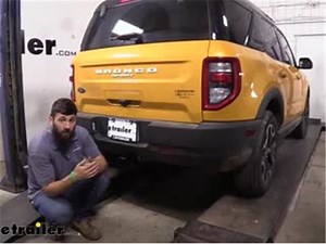Install: Draw-Tite Max-Frame Trailer Hitch Receiver on a 2022 Ford Bronco Sport