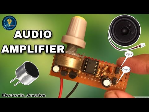 DIY-How to make Audio Amplifier using LM741 | Operational Amplifier-homemade