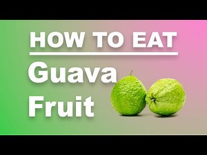 How to open and eat Guava Fruit!