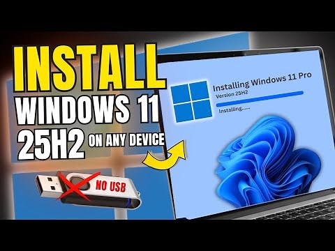 Windows 11 25H2: Install on Any Unsupported PC (Without USB & Data LOSS)
