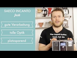 Saeco Incanto fully automatic coffee machine review