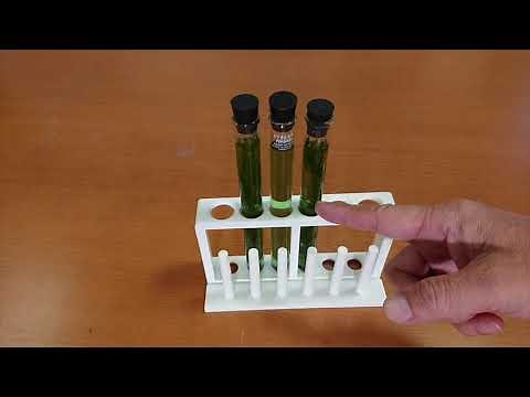 BTB液を使った水草の光合成実験