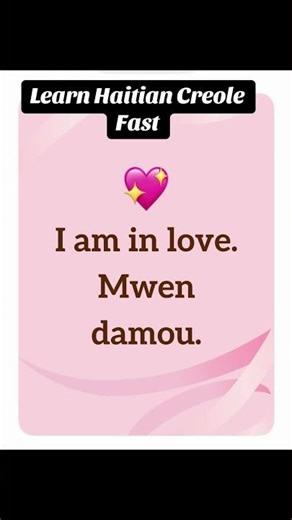 Learn Haitian Creole Fast 04/11/2026 #shorts #haitiancreole #learnhaitiancreole #haitian