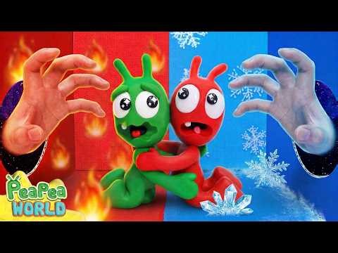 Pea Pea & Red Trapped in Escape Room 😱 Find the Way Out!