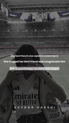 𝐇𝐀𝐑𝐒𝐇𝐈🤍 on Instagram: "She celebrated him with a hug. He watched from behind—jaw clenched, heart burning— jealous of the one he trusted the most. . . DM ME TO KNOW BOOK NAME . . KEYWORDS: Cricketer, Doctor, Singer, College Romance, Playboy Male Lead, Calm Female Lead, Introvert Girl, Extrovert Boy, Soft Romance, Slow Burn, Campus Love, Musical Romance, First Love, Hidden Feelings, Unspoken Attraction, Gentle Love, Falling First, Heartbeats, Youth Romance, Desi College Story, Emotional Rom