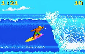 'California Games': the world's first surfing video game