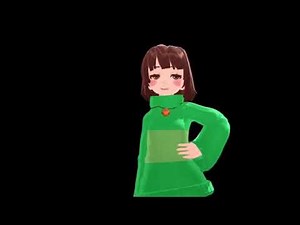 {MMD} Frisk vs Chara 💜The Confrontation💜 (Old animation of 2016)