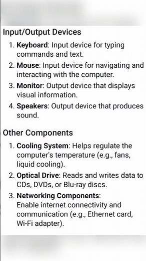 Learn Computer System Input/Output Devices Name In English #computergk #Computergs #Inputdevice #New