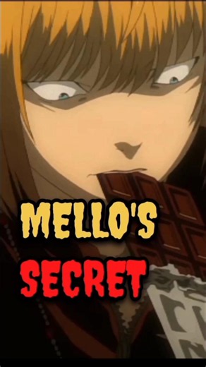 Why Did Mello Eat Chocolate🍫❓ #deathnote #mello #kira #viral #manga #anime #animefacts #aninoctrix