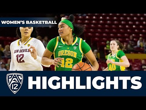 No. 18 Oregon vs. Arizona State | Game Highlights | College Women's Basketball | 2022-23 Season