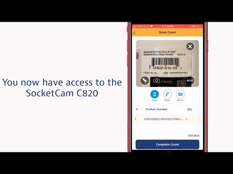 Getting Started with SocketCam C820 Camera-Based Scanning