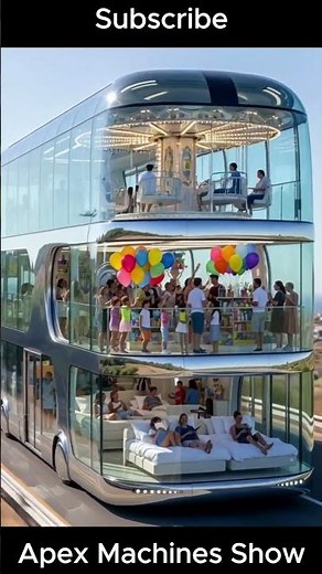 Mobile Fair RV: This Luxury Bus Has a Merry-Go-Round!