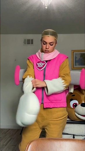 How To Wear Skye Mascot Costume Tutorial #pawpatrol