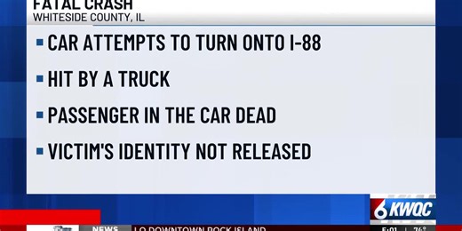 Car, flatbed truck crash kills passenger, injures drivers