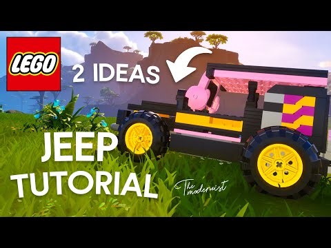 LEGO Fortnite: NEW Car Idea using new pieces | Vehicle Tutorial