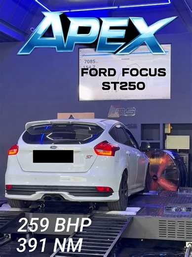 Custom Stage 1 Dyno Tune for Focus ST250 at Apex Performance