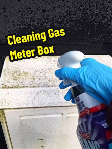 Cleaning Gas Meter Box #cleaning #cleantok #cleaningtiktok #gasmeterbox #cleaningmotivation