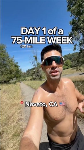 I’m running 75 miles this week! 🏃‍♂️