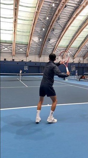 Get ready early🎾 #tennis #rf #wilsontennis #asicstennis