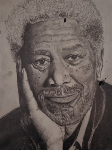 #morganfreeman #dessin #art #illustration #drawing