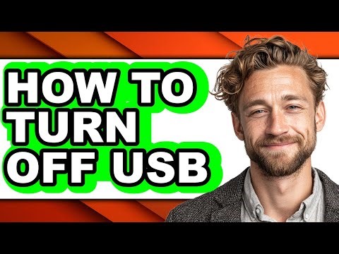 How to Turn Off Usb (only Way)