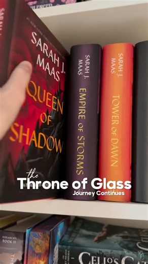 The Throne of Glass Journey continues with Empire of Storms. This series is epic!! #throneofglass