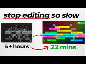 How to Edit YouTube Videos 10x Faster in 8 min | Life Changing Video for Editors❤️