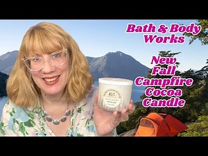Bath & Body Works New Fall Campfire Cocoa Candle