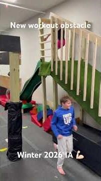 “Hill Sprint Slide” is the new workout obstacle added at Impacting Athletics.