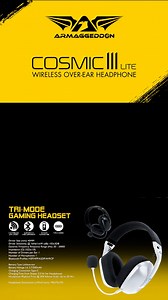 Fed up with laggy audio ruining your gaming sessions? The Armaggeddon Cosmic III Lite Gaming Headphones are here to save the day! With 3 modes, a built-in mic, 2.4G wireless, and Bluetooth 5.3, you get low latency and crystal-clear sound. All for just SGD 49.90—level up your gaming and enjoy every moment! 🎮 📞 65 8775 2851 🌐 leapfroglobal.com 📍 1 Kallang Sector #03-05 | Armaggeddon