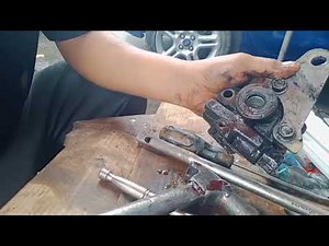 HOW TO REPAIR POWER STEERING PUMP TOYOTA PRADO