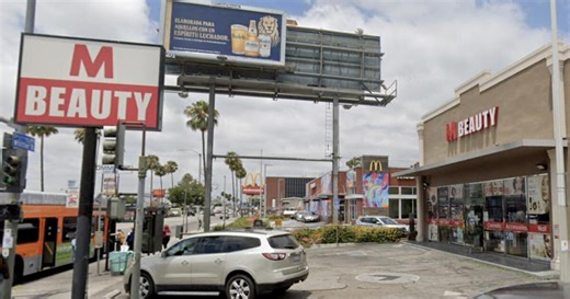 Surveillance footage from the M Beauty store