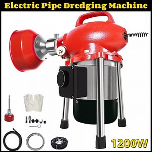 เครื่องทะลวงท่อ เครื่องงูเหล็ก โนมัติ งูเหล็ก งูเหล็กทะลวงท่อ 1200W แบบมืออาชีพ กำลังสูง ใช้ใน ห้องน้ำ ทะลวงท่อตัน | Lazada Thailand