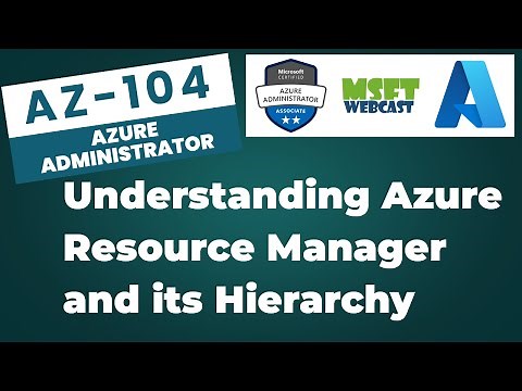 2. Understanding Azure Resource Manager and its Hierarchy
