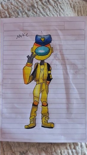 Dibujando a Los Compás estilo Among us #drawing #shorts #amongus