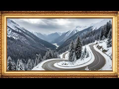 Winter Season Snow & Tree 4k Version Frame TV Art Screensaver for TV Wallpaper