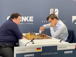 Daniel Fridman vs Magnus Carlsen | GRENKE Chess Classic and Open 2024 #chess #trap #Magnus #puzzles | ChessFam