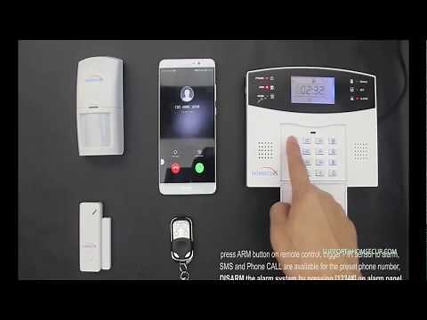 HOMSECUR YA05 GSM Wireless Alarm System - HOW TO QUICK GUIDE