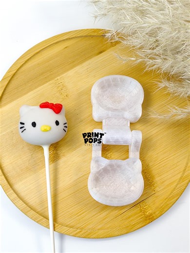 Cat 3D Cake Pop Mold Print Pops™ - Etsy