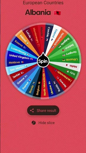 European countries wheel #7